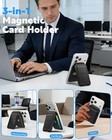Magsafe Wallet With Stand  9-card Slim Magnetic Card Carbon Black