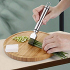 1 Pc Stainless Steel Scallion Cutter Green Onion Shredder Tool