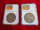 Binion Silver Hoard Morgans Lot Of Two 1921 D   1921 S