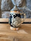 Mini Vintage German Beer Stein With Flip Lid Made In Germany