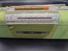 Vintage Sharp Stereo Radio Cassette Boombox Qt-50 Green - Stranger Things As Is