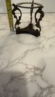 Vintage Brass Art Deco Art Noveau Ornate Stand Pedestal Base 3 5   