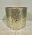 Dw Collector   s 14x12 Floor Tom Shell  Silver Sparkle Finishply Wrap  Maple 12x14