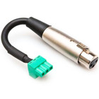 Hosa Phx-206f-bulk   6 Inch Xlr3f To Phx3f 3-pin Phoenix Female Adaptor Cable