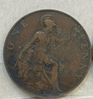 Great Britain Uk England 1907 6 Penny Rare Error Overdate Variety Die Cracks   1