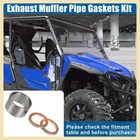Exhaust Muffler Gasket Kit Suit For Yamaha Rhino 660 Yxr660f 2004-2007 Item Of 1