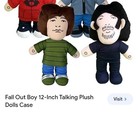 New W  Tags  2008 Fall Out Boy Band 12  Plush Toy Doll Rare  2 Doll s