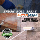 Supermaxx Anti-graffiti Coating For Masonry   Painted Surfaces - 1 Gallon
