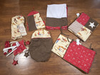 Sweet Jojo Western Cowboy Baby Nursery Bedding Lot Set Quilt Sheet Skirt Mobile