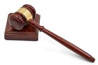 Wooden Gavel And Sound Block For Judge Lawyer Auction