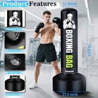 Freestanding Punching Bag With Stand  Men Standing Kickboxing Bag  Heavy Boxing