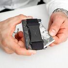 Rossm Rfid Wallet For Men - Rigid Slim Minimalist Card Holder - Forged Ruby