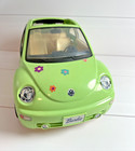 2000 Mattel Barbie Doll Volkswagen Vw Lime Green Beetle Bug Car