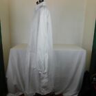 Angelica Lab Coat Uniform Long Men Women White Blue Stripes Pockets Size Xxl