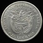 1905 Panama 50 Centesimos  900 Silver Coin  p0379 