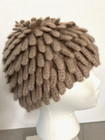 Bamileke Nudu 100  Cashmere Billy G Rocker Hat 22  - 22 5   Ivory   Cream Color
