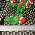 Lot Of 5  Salvino s Christmas Bamm Beanos Santa Bear Ripken Jr Justice Rodriguez
