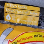 Vintage Hanes Premium Extra Thick Full Foot Cushion Tube Socks 6 Pair Men 1997