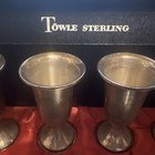 1970s Set Of 6 Towle Sterling Silver Cordials In Original Box
