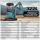 Free Ship Mini Excavator With B s Engine Mini Skid Steer Kubota D902 Side Swing