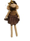 Rare  Hand Made In Usa Woof   Poof 28  Fall Decorative Shelf Sitter Doll 2012
