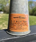 Antique Nautical Ship Vessel Fog Horn W  Label Lighthouse