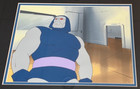 Superfriends Production Animation Cel Of Darkseid - Hand Painted Background