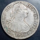 Mexico Spanish Colonial 8 Reales Carol Carolus Iiii 1798 Mo Fm Mexico City Mint