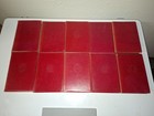 Complete Set Of 10  The Modern Readers Shakespeare Vol I-x 1909 Leather Vintage