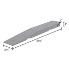 Guardian Rubber Shipping Container Ramps With Wheel Riser Levelers - 73  L X 11