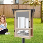 Book Cabinet  Small Wooden Book Cabinet  Book Cabinet For Sharing Books