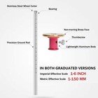 Yoselin Dovetail Marking Jig Wheel Gauge Tool Set  1 1 8 1 8 8  Red 