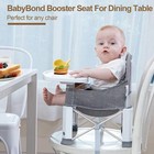 Baby Travel Booster Seat With Double Tray  Babybond Upgraded Toddler Portable   