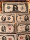 Silver Certificate Lot   10   5   2   1 Horse Blanket  Funny Backs  Star Note 