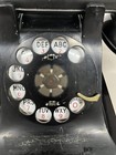 Vintage Western Electric Rotary Desk Phone H-3 Black Dial Antique Working