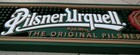 Pilsner Urquell Plzen  Czech Rail Bar Mat Runner Beer Coaster 23 5 X 3 5 New