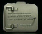 John Deere Model  a   Two-cylinder Tractor Belt Buckle Silver Plated 1989 Jd