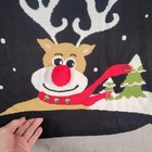 Ugly Christmas Sweater Women s Size 2xl Reindeer Funny Knit Sweater