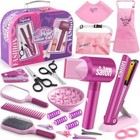 Hair Salon Pretend Play Toys For Girls 3 4 5 6 Year Old  Makeup Playset 