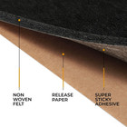 Felt Liner 270 Mil 36 Sqft Car Sound Deadening   Heat Insulation Mat - Non Woven