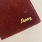Vintage  1985 Slinky 40th Anniversary Brass Ltd Ed  11356 24000 Felt Box 