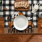 Buffalo Plaid Bat Ghost Placemats Set Of 4 12 X 18 Inch