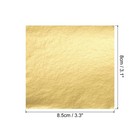 Foil Sheet  Golden Leaf Papers  3 3 X 3 1inch For Art Decoration 100pcs
