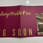 U 2 The Unforgettable Fire Coming Soon Record Store Poster 12x36 Inches