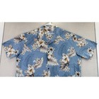 Pacific Legend Mens 4xl Hawaiian Shirt Blue Floral Short Sleeve Button Up