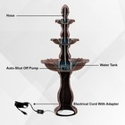 3-tier Water Fountain W pump  51 Inch Tall  Brown Ca-ft973615-1