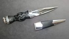 1980 Scotland Lion Skean Dhu Sgian Dubh Robert Allison Sterling Silver Hallmarks