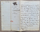 1787 Hand Written Letter Admiral Charles Middleton 1st Baron Of Burnham England