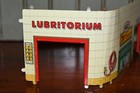 1960 s Marx Day   Nite Night Station Service Center Playset Lubritorium Wall
