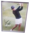 Lorena Ochoa Signed Framed Photo